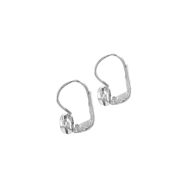 Gold earrings with diamonds