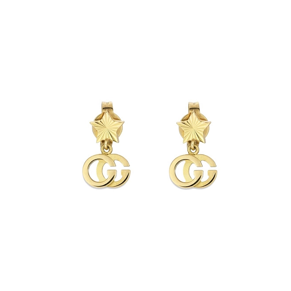 Gold Earrings Gucci GG Running Star YBD64860400100U
