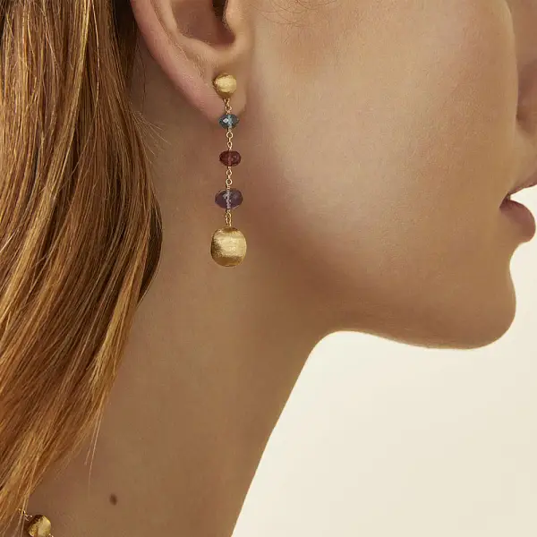 Gold Earrings Marco Bicego Africa OB1625 MIX02 Y