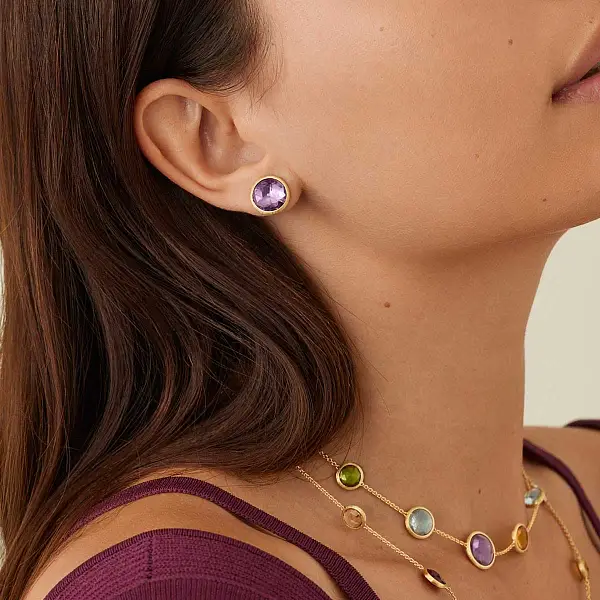 Gold Earrings Marco Bicego Africa OB1739 AT01 Y