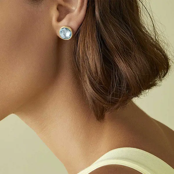 Gold Earrings Marco Bicego Jaipur OB1739 TP01 Y 02