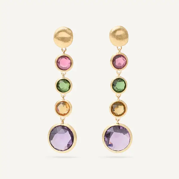 Gold Earrings Marco Bicego Jaipur OB901 MIX01 Y 02