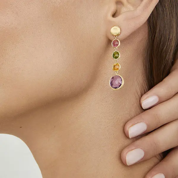 Gold Earrings Marco Bicego Jaipur OB901 MIX01 Y 02