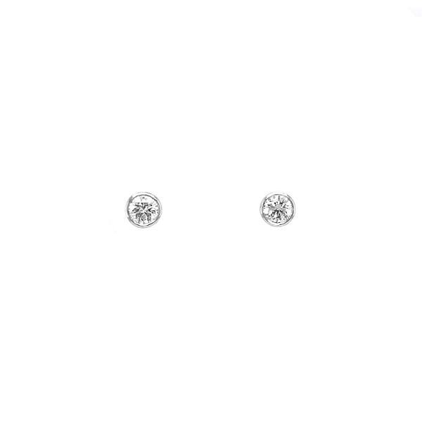 Gold Earrings with Diamonds