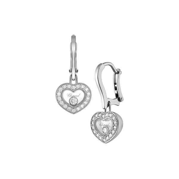 Gold Earrings Chopard Happy Diamonds 83A054-1401