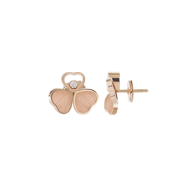 Gold Earrings Chopard Happy Hearts 83A083-5701