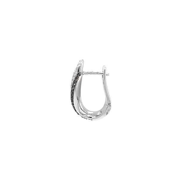 Gold Earrings with Diamonds
