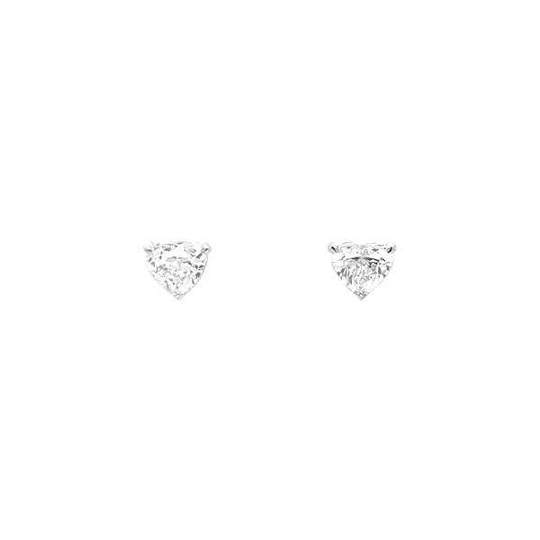 Gold Pecky Earrings with Diamonds