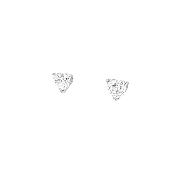 Gold Pecky Earrings with Diamonds