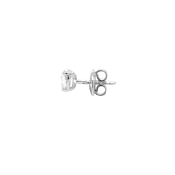 Gold Pecky Earrings with Diamonds