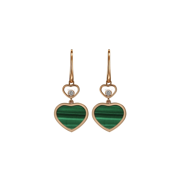 Gold Earrings Chopard Happy Hearts 837482-5111