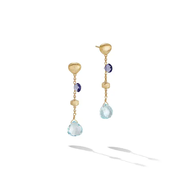 Gold Earrings Marco Bicego Paradise OB1554 MIX240 Y