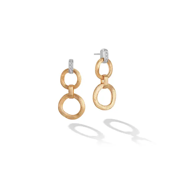 Gold Earrings Marco Bicego Jaipur Link OB1759 B YW
