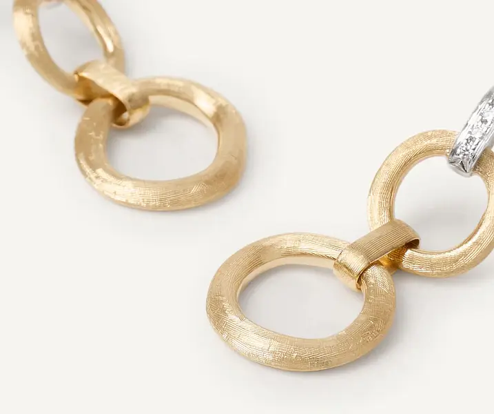 Gold Earrings Marco Bicego Jaipur Link OB1759 B YW