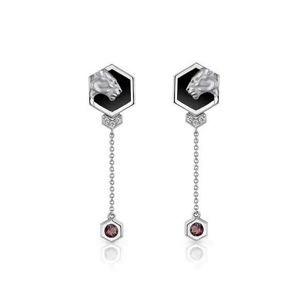 Gold Earrings Carrera y Carrera Hexagon