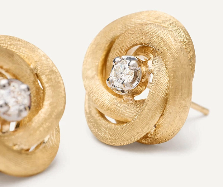 Gold Earrings Marco Bicego Jaipur Link OB1841 B YW Q6