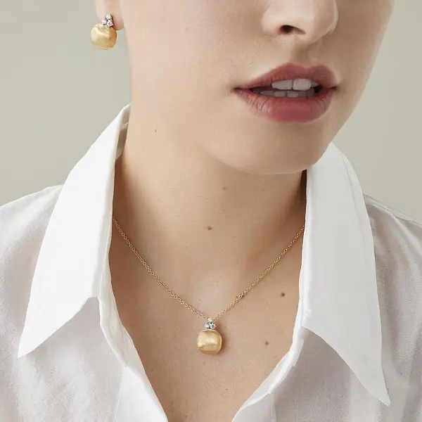 Gold Earrings Marco Bicego Afica OB1880 B YW Q6