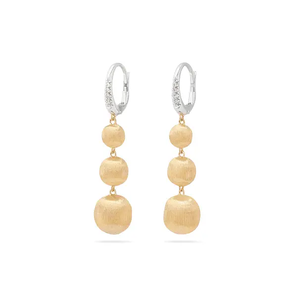 Gold Earrings Marco Bicego Africa OB1885-M B YW Q6