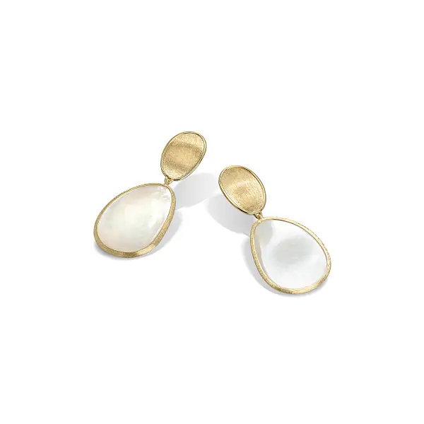 Gold Earrings Marco Bicego Lunaria OB1403 MPW Y 02