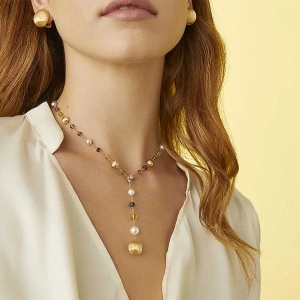 Gold Earrings Marco Bicego Africa OB919 Y