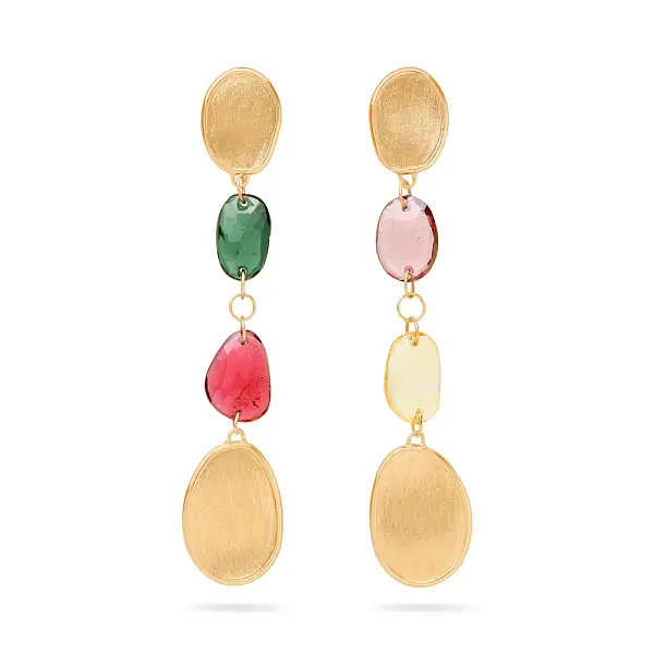 Gold Earrings Marco Bicego Lunaria Color OB1899 TM Y