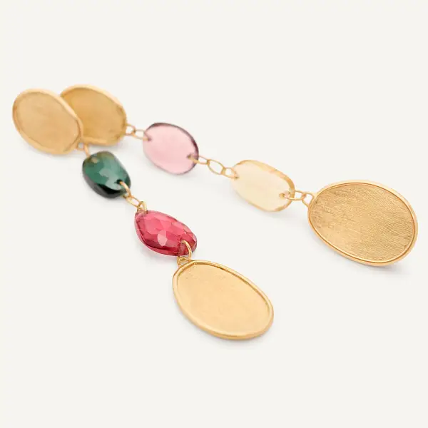 Gold Earrings Marco Bicego Lunaria Color OB1899 TM Y