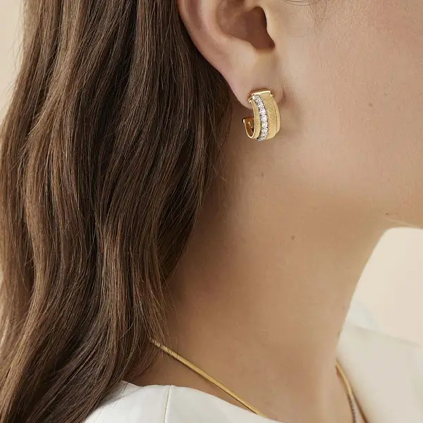 Gold Earrings Marco Bicego Masai OG413 B YW M5