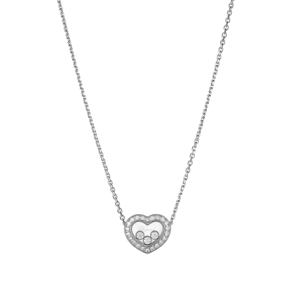 Gold Chopard Happy Diamonds Necklace 81A611-1201
