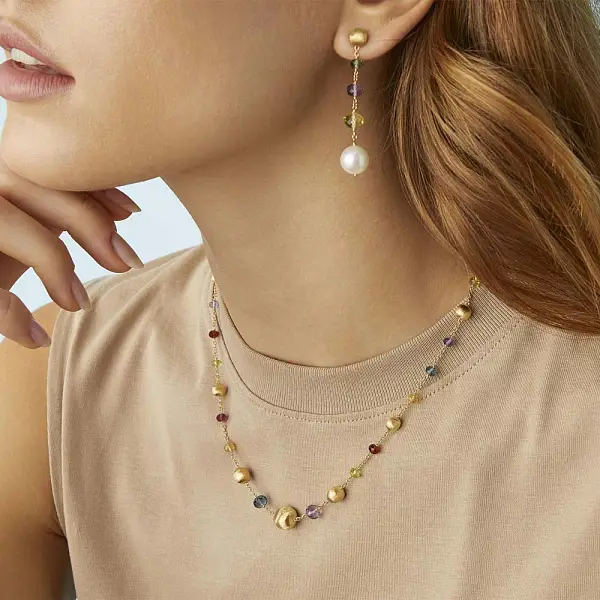 Gold Necklace Marco Bicego Africa CB2281 L MIX02 Y