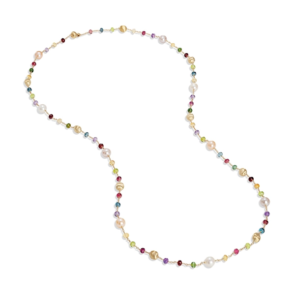 Gold Necklace Marco Bicego Africa with Semi Precious Stones