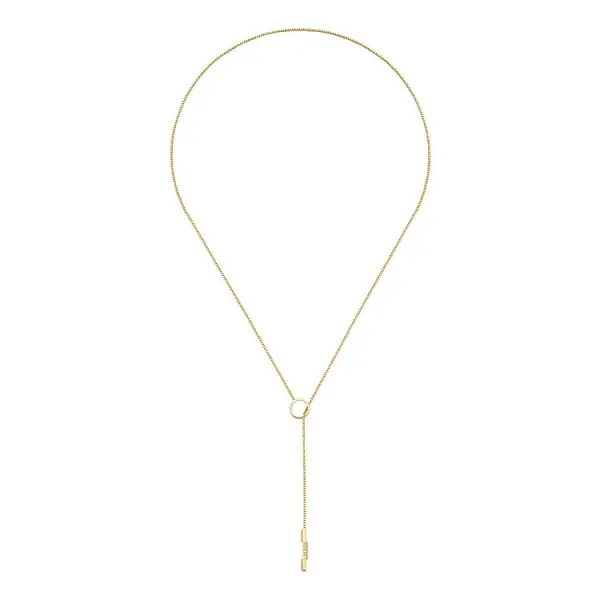 Gold Gucci Linked to Love Necklace YBB66211000100U