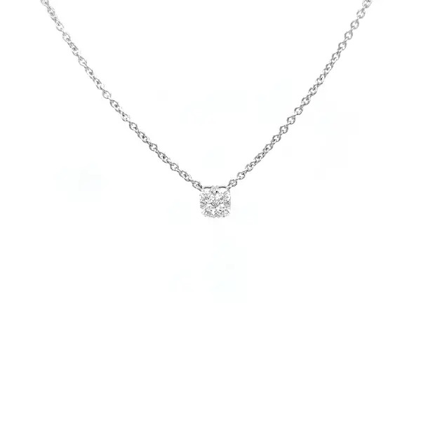 Gold Necklace with Diamonds