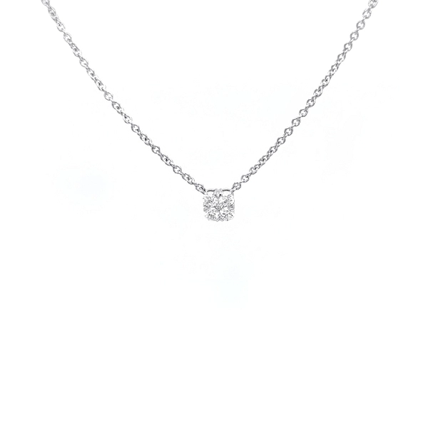 Gold Necklace with Diamonds