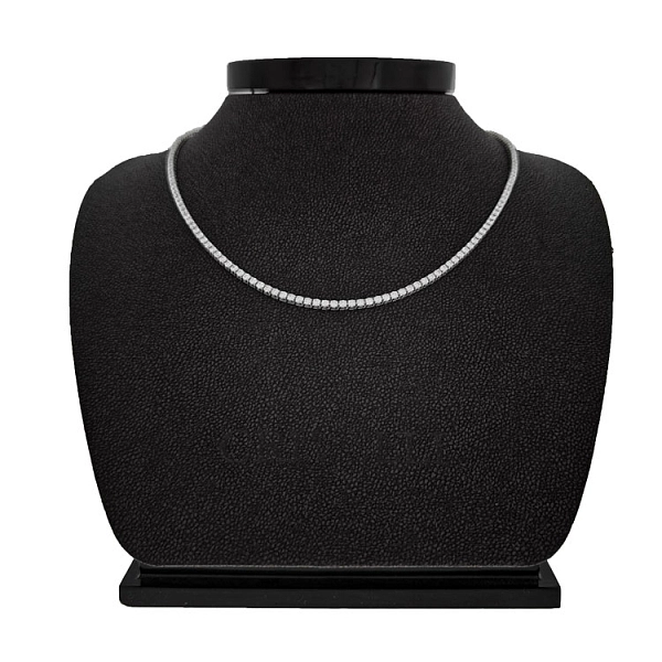 Gold Tennis Necklace Crieri with Diamonds