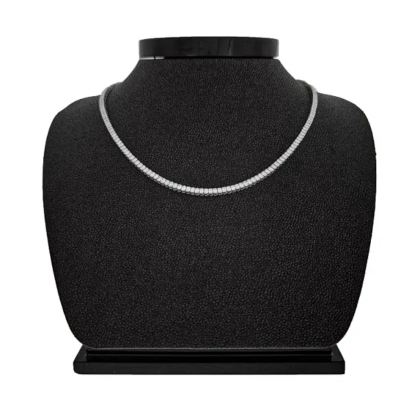 Gold Tennis Necklace Crieri with Diamonds