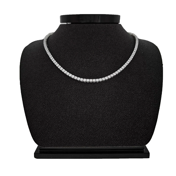Gold Tennis Necklace Crieri with Diamonds