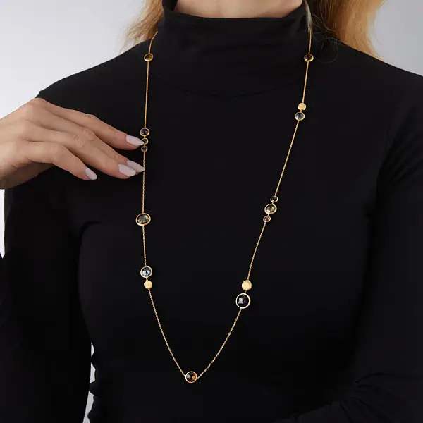 Gold Necklace Marco Bicego Jaipur CB1401 MIX01 Y