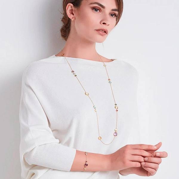 Gold Necklace Marco Bicego Jaipur CB1401 MIX01 Y