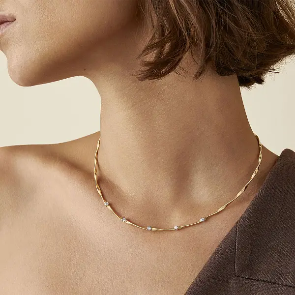 Gold Marco Bicego Marrakech Necklace CG337 B1 YW