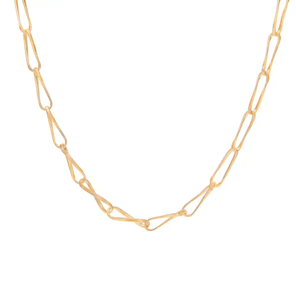 Gold Necklace Marco Bicego Marrakech Onde CG842 Y