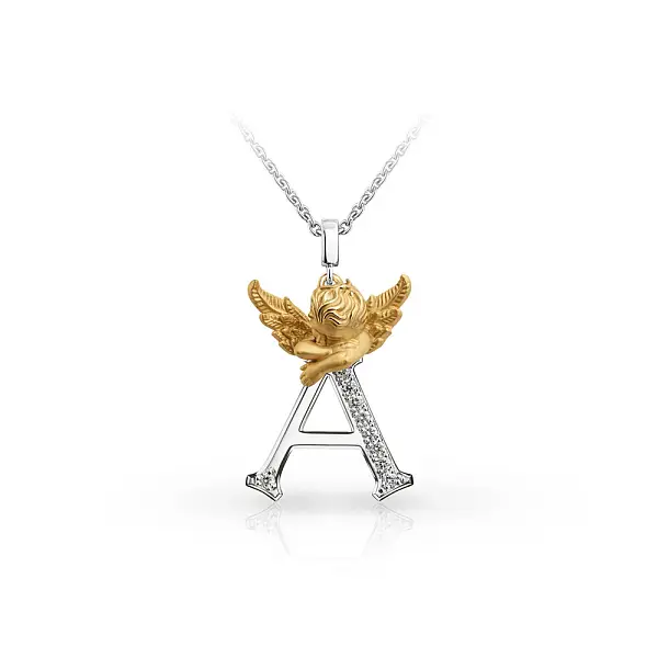 Gold Pendant Carrera y Carrera My Angel A
