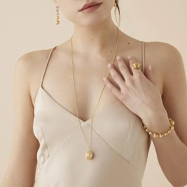 Gold Necklace Marco Bicego Africa CB2838 B YW Q6