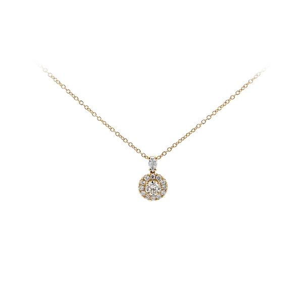 Gold Necklace Diamonds