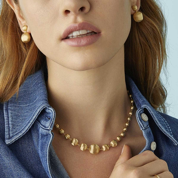 Gold Necklace Marco Bicego Africa CB1416 Y 02