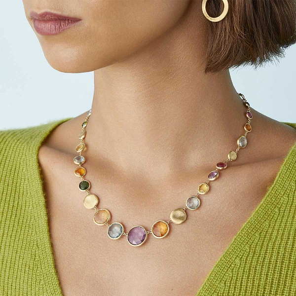 Gold Necklace Marco Bicego Jaipur Colour CB2160 MIX01 Y 02