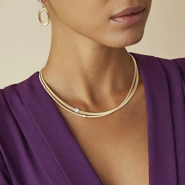 Gold Necklace Marco Bicego Masai CG732 B YW M5