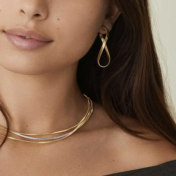 Gold Marco Bicego Marrakech Necklace CG848 B YW M5