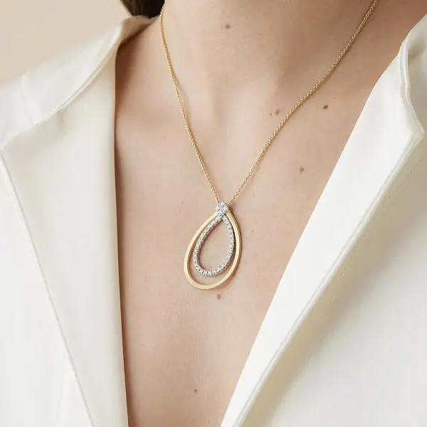 Gold Necklace Marco Bicego Masai CG856 B YW M5
