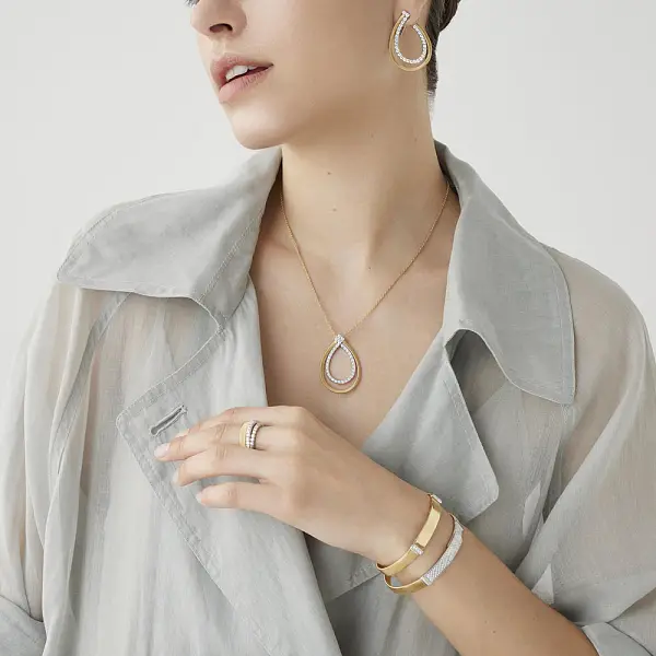 Gold Necklace Marco Bicego Masai CG856 B YW M5