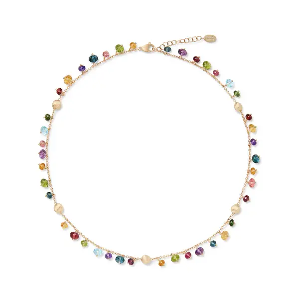 Gold Necklace Marco Bicego Africa Gemstones CB2781 MIX02 Y